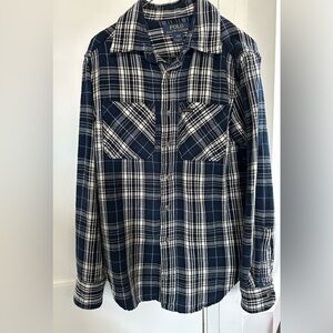 Polo Ralph Lauren Good quality flannel boys top size 8